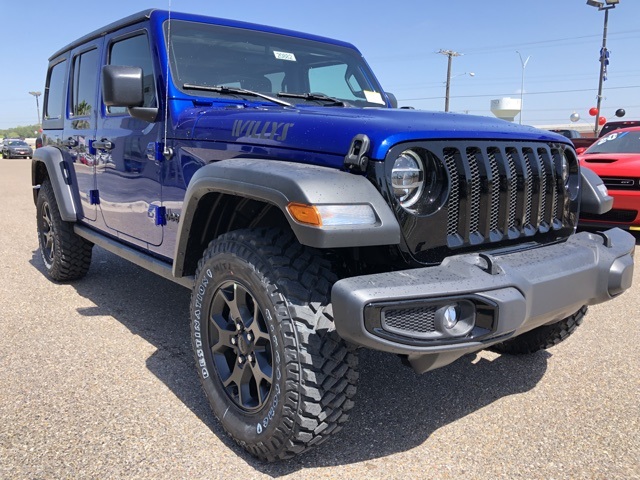 New 2020 JEEP Wrangler Unlimited Willys 4×4 Sport Utility